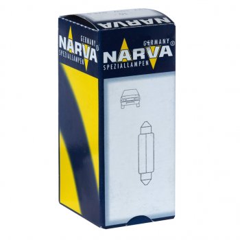 46 р. Лампа 12V C10W SV8.5 36мм Festoon NARVA NARVA 173163000  с доставкой в г. Кемерово. Увеличить фотографию 1
