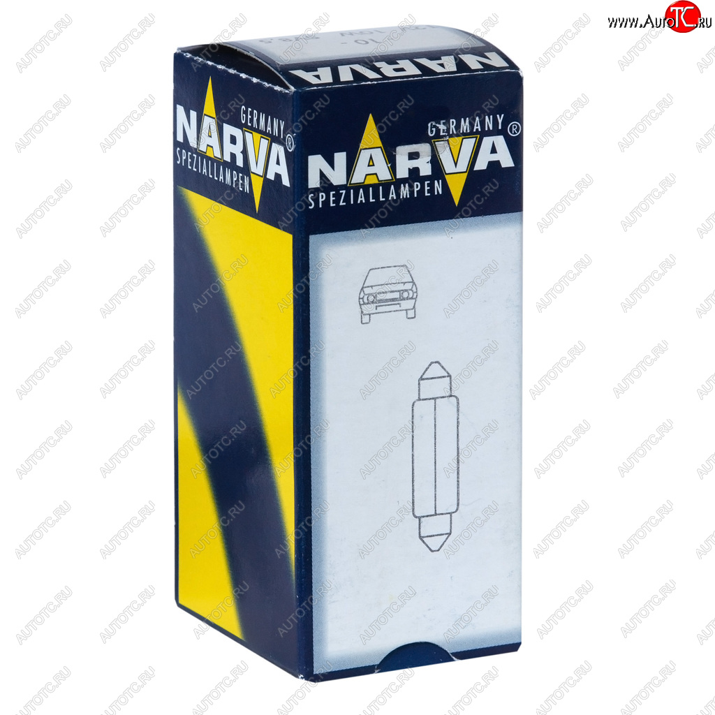 46 р. Лампа 12V C10W SV8.5 36мм Festoon NARVA NARVA 173163000  с доставкой в г. Кемерово