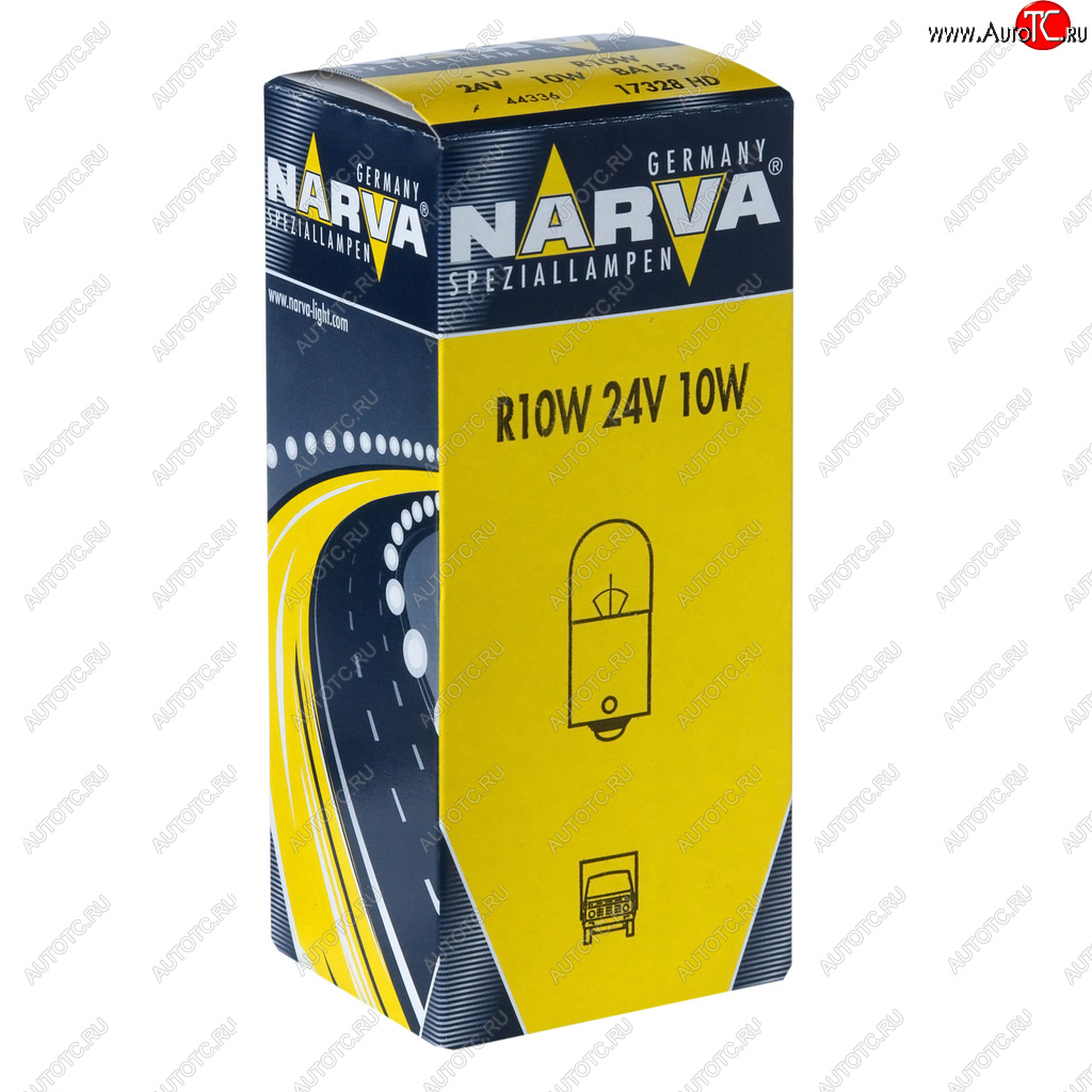 58 р. Лампа 24V R10W BA15s Heavy Duty NARVA NARVA 173283000  с доставкой в г. Кемерово