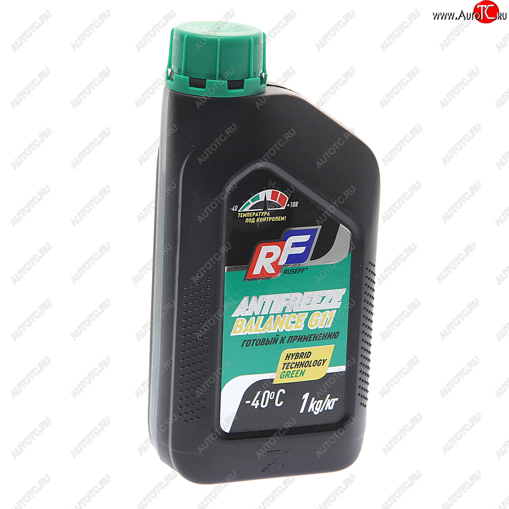 196 р. Антифриз зеленый -40C 1кг G11 RUSEF RUSEFF 17461n RUSEFF 17461n  с доставкой в г. Кемерово