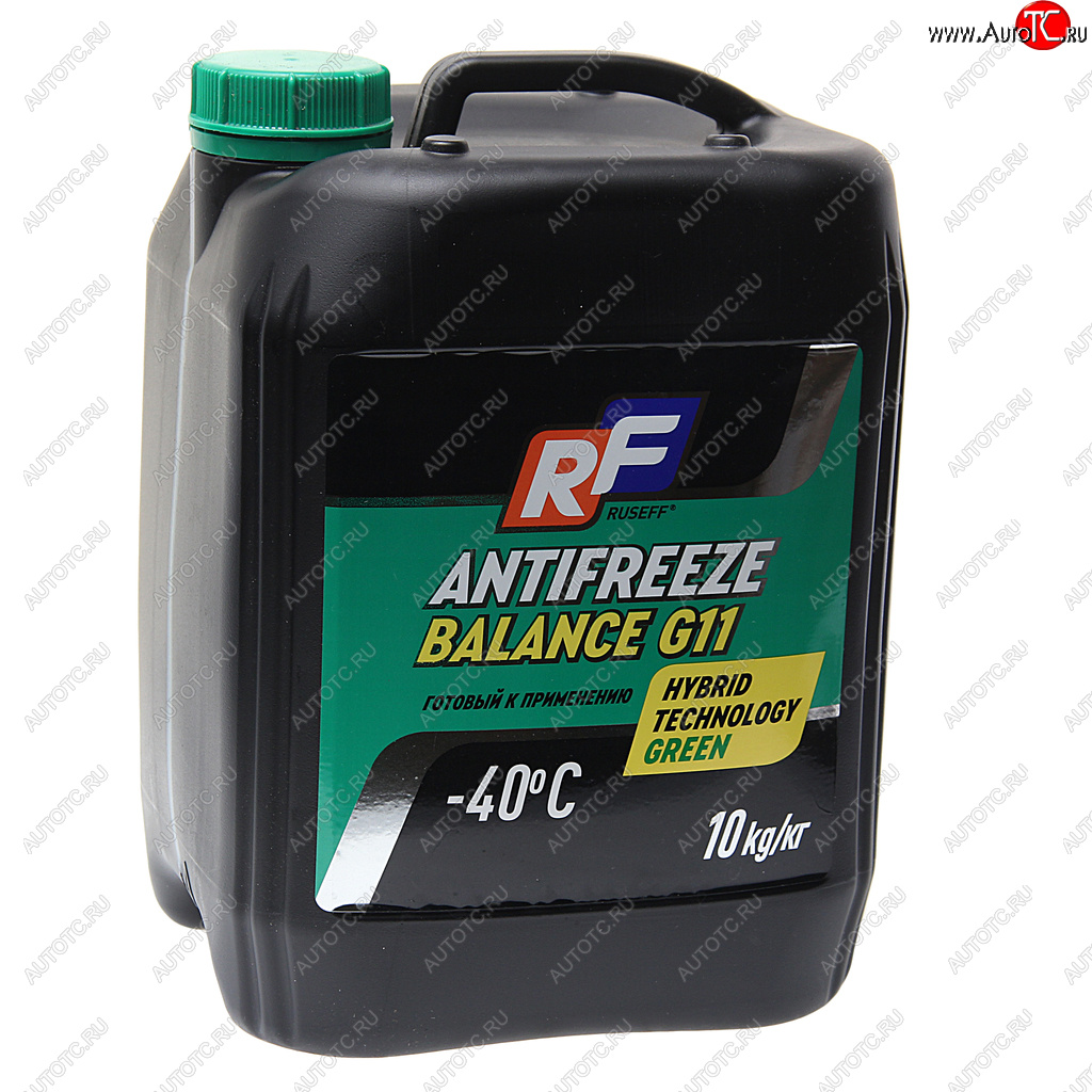 1 599 р. Антифриз зеленый -40C 10кг G11 RUSEF RUSEFF 17464n RUSEFF 17464n  с доставкой в г. Кемерово