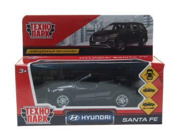 599 р. Модель автомобиля HYUNDAI Santa Fe металлическая ТЕХНОПАРК ТЕХНОПАРК 178256115589115411178249 ТЕХНОПАРК 178256115589115411178249  с доставкой в г. Кемерово. Увеличить фотографию 2