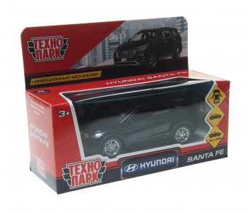 599 р. Модель автомобиля HYUNDAI Santa Fe металлическая ТЕХНОПАРК ТЕХНОПАРК 178256115589115411178249 ТЕХНОПАРК 178256115589115411178249  с доставкой в г. Кемерово. Увеличить фотографию 1