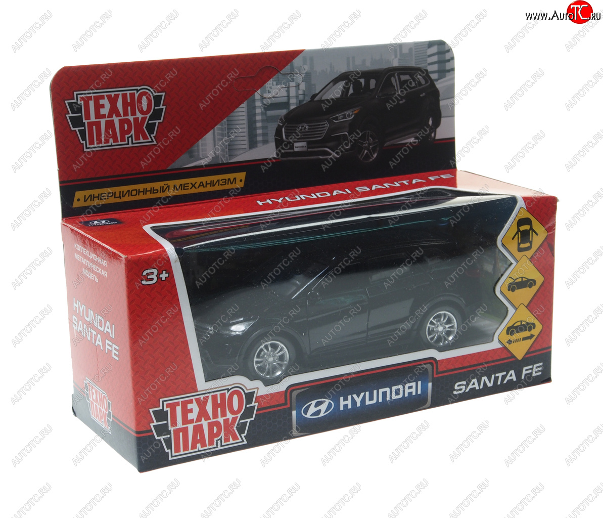 599 р. Модель автомобиля HYUNDAI Santa Fe металлическая ТЕХНОПАРК ТЕХНОПАРК 178256115589115411178249 ТЕХНОПАРК 178256115589115411178249  с доставкой в г. Кемерово