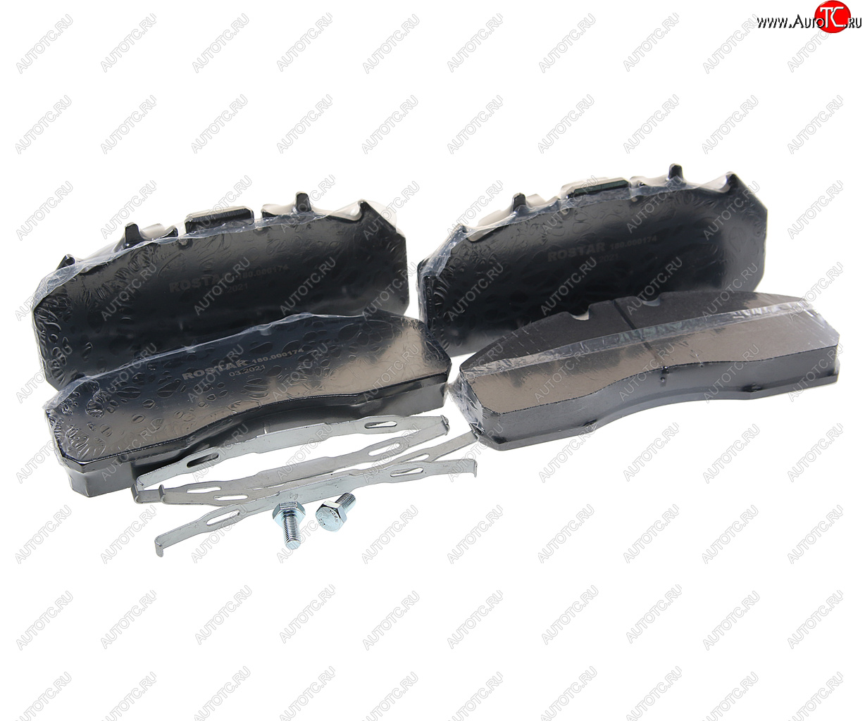 8 699 р. Колодки тормозные VOLVO RENAULT дисковые (250х108х29мм) (4шт.) ROSTAR ROSTAR 180.000174  с доставкой в г. Кемерово