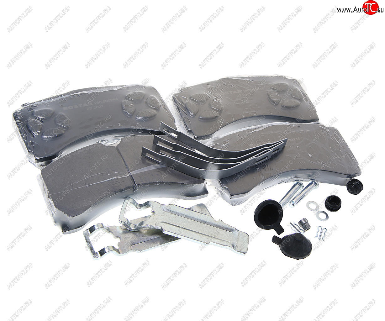 8 999 р. Колодки тормозные MERCEDES Actros дисковые (208x114x35) (4шт.) ROSTAR ROSTAR 180.000244  с доставкой в г. Кемерово