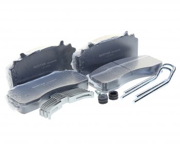 10 799 р. Колодки тормозные MAN TGS,TGX дисковые (4шт.) ROSTAR ROSTAR 180.000279  с доставкой в г. Кемерово. Увеличить фотографию 1