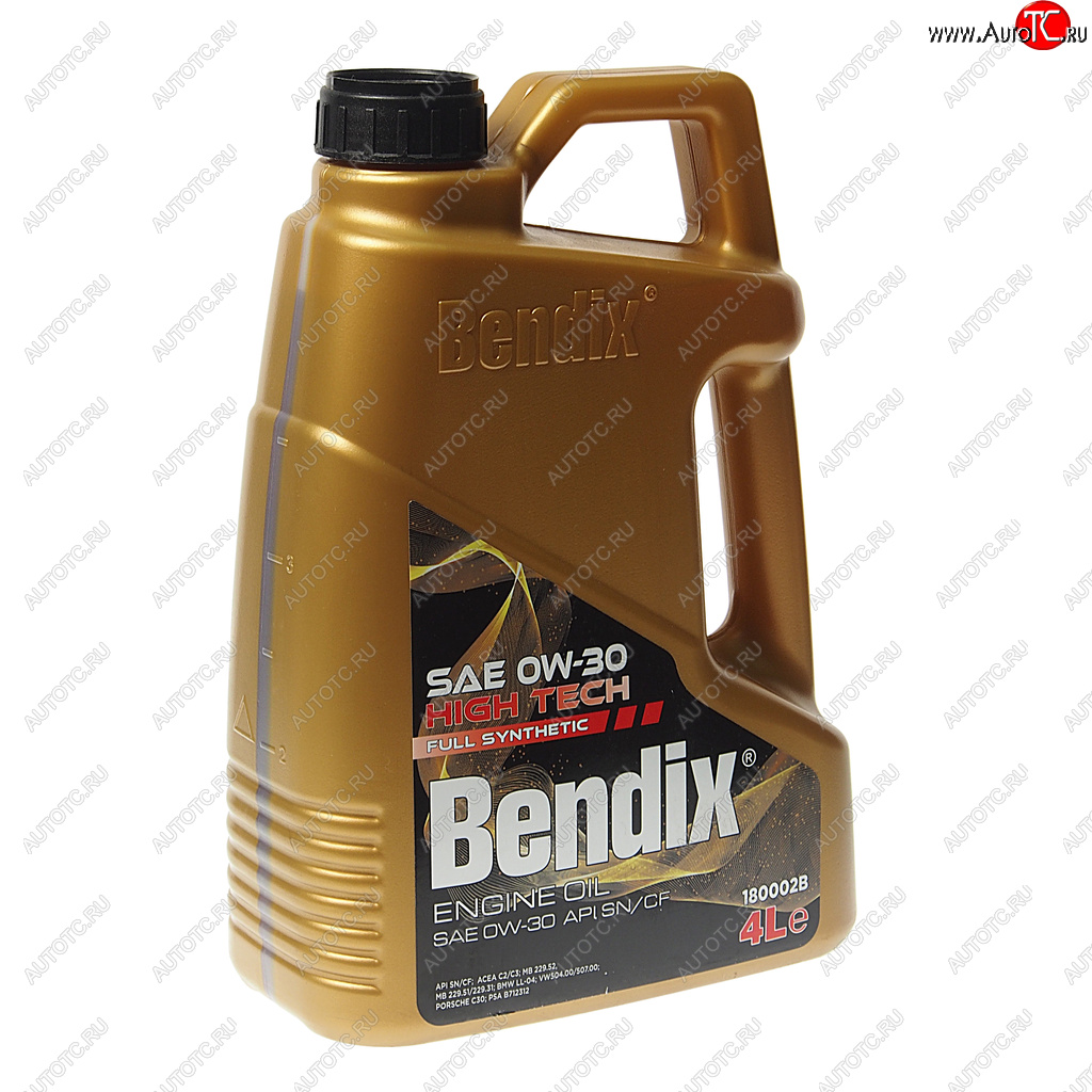 2 789 р. Масло моторное HIGH TECH C2/C3 0W30 синт.4л BENDIX BENDIX 180002b BENDIX 180002b  с доставкой в г. Кемерово