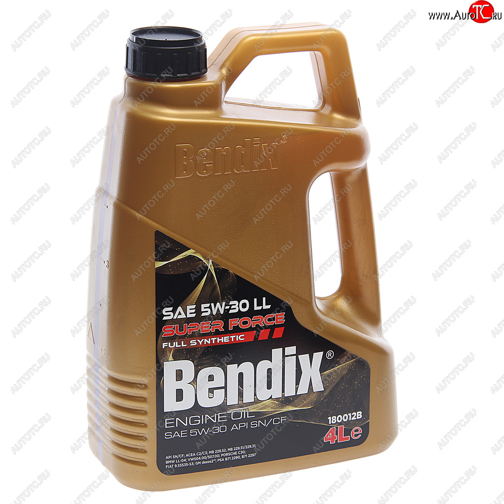 2 789 р. Масло моторное SUPER FORCE C2C3 5W30 синт.4л BENDIX BENDIX 180012b  с доставкой в г. Кемерово