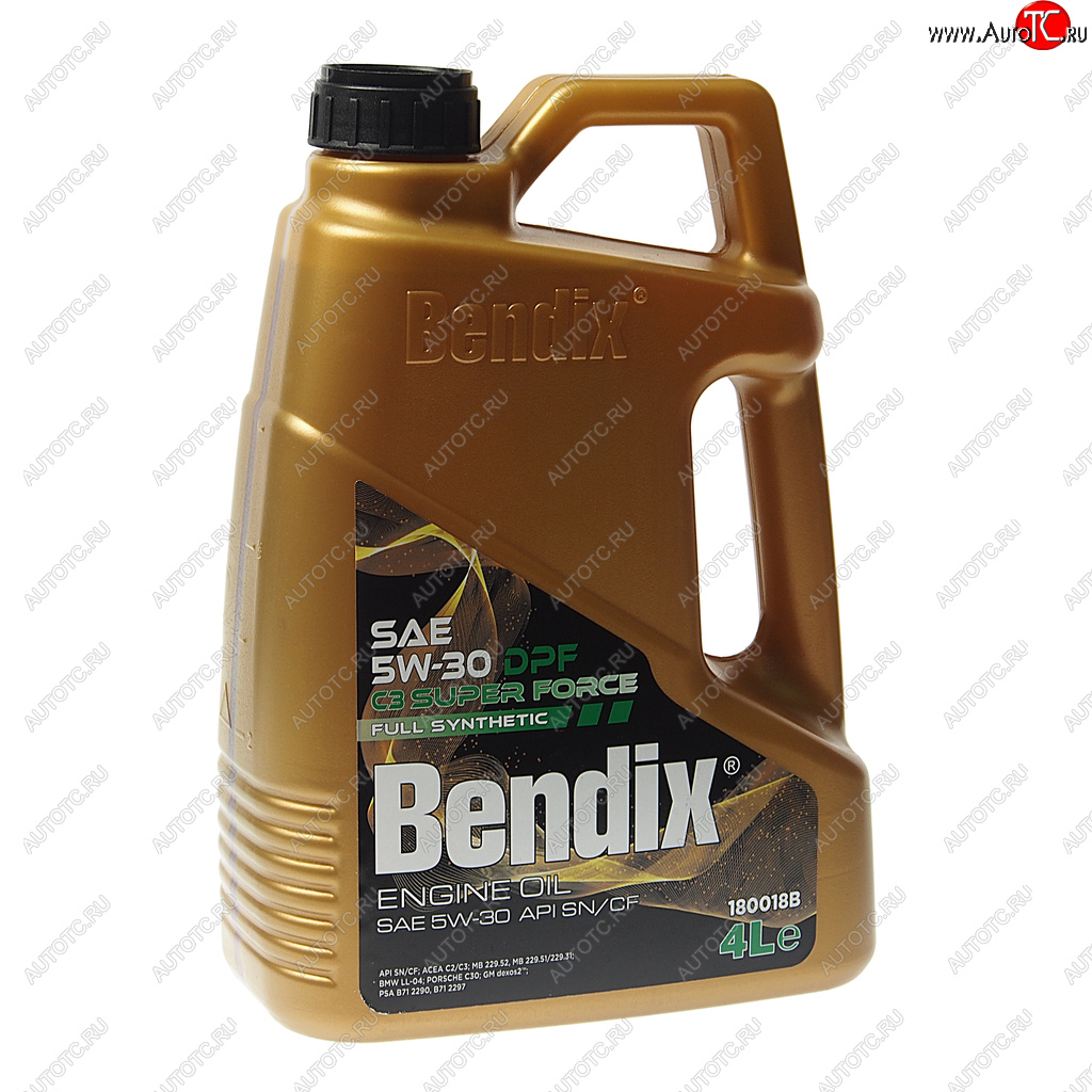 2 699 р. Масло моторное SUPER FORCE DPF 5W30 синт.4л BENDIX BENDIX 180018b  с доставкой в г. Кемерово