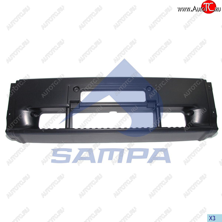 6 699 р. Бампер MERCEDES Atego центральная часть (высокий) SAMPA SAMPA 18100012  с доставкой в г. Кемерово