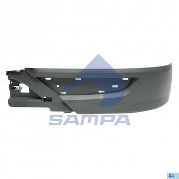 439 р. Спойлер бампера MERCEDES Actros MP3 переднего левый (узкий) SAMPA SAMPA 18100557  с доставкой в г. Кемерово. Увеличить фотографию 1
