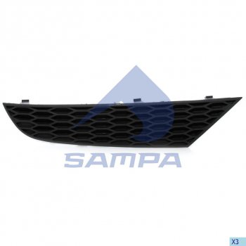 283 р. Накладка бампера MERCEDES переднего SAMPA SAMPA 18100565  с доставкой в г. Кемерово. Увеличить фотографию 1
