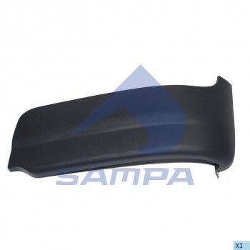 739 р. Панель MAN TGA XXL угловая бампера левая нижняя SAMPA SAMPA 18200038  с доставкой в г. Кемерово. Увеличить фотографию 1