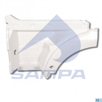 9 549 р. Панель MAN TGA TGX подножки ступени левой SAMPA SAMPA 18200042  с доставкой в г. Кемерово. Увеличить фотографию 1