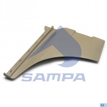 5 399 р. Накладка MAN TGA,TGX двери нижняя правая SAMPA SAMPA 18200045  с доставкой в г. Кемерово. Увеличить фотографию 1