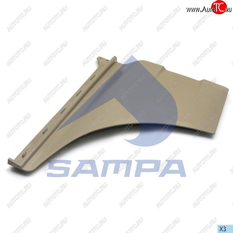 5 399 р. Накладка MAN TGA,TGX двери нижняя правая SAMPA SAMPA 18200045  с доставкой в г. Кемерово