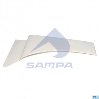 2 849 р. Накладка MAN крыла переднего левого SAMPA SAMPA 18200052  с доставкой в г. Кемерово. Увеличить фотографию 1