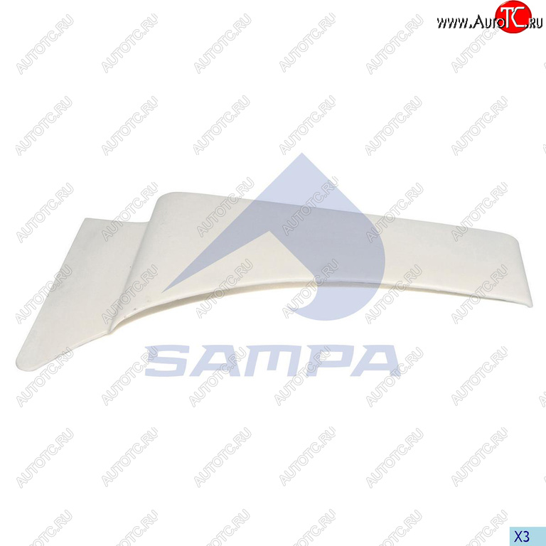 2 849 р. Накладка MAN крыла переднего левого SAMPA SAMPA 18200052  с доставкой в г. Кемерово