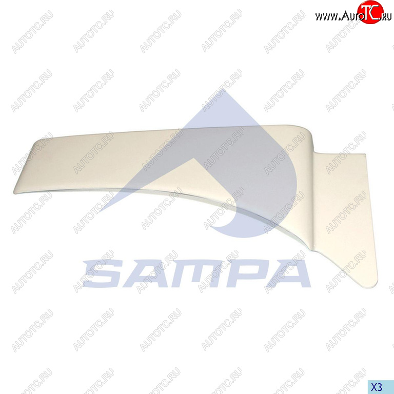 2 889 р. Накладка MAN крыла переднего правого SAMPA SAMPA 18200053  с доставкой в г. Кемерово
