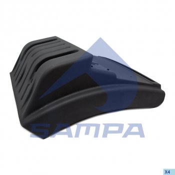 2 099 р. Крыло MAN TGA заднее левое задняя часть (680мм) SAMPA SAMPA 18200068  с доставкой в г. Кемерово. Увеличить фотографию 1