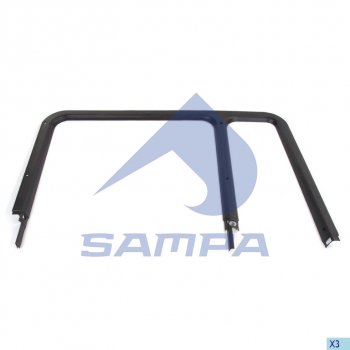 999 р. Рамка MAN стекла двери левой SAMPA SAMPA 18200174  с доставкой в г. Кемерово. Увеличить фотографию 1