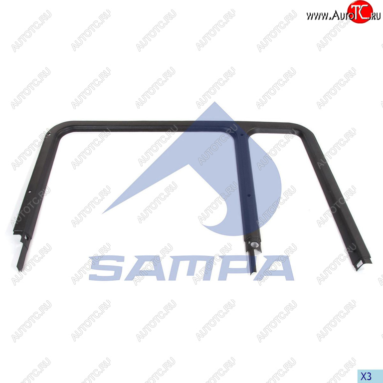 999 р. Рамка MAN стекла двери левой SAMPA SAMPA 18200174  с доставкой в г. Кемерово