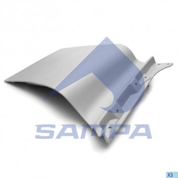 7 249 р. Накладка MAN TGA,L,LX двери нижняя левая SAMPA SAMPA 18200190  с доставкой в г. Кемерово. Увеличить фотографию 1