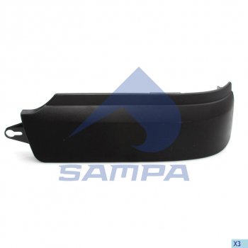 749 р. Панель MAN TGS угловая бампера правая нижняя SAMPA SAMPA 18200198  с доставкой в г. Кемерово. Увеличить фотографию 1