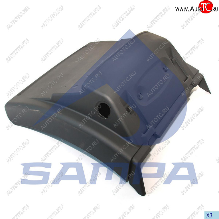 3 599 р. Крыло MAN TGX заднее левоеправое задняя часть SAMPA SAMPA 18200214  с доставкой в г. Кемерово