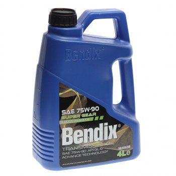3 899 р. Масло трансмиссионное SUPER GEAR GL45 75W90 синт.4л BENDIX BENDIX 182063b  с доставкой в г. Кемерово. Увеличить фотографию 1