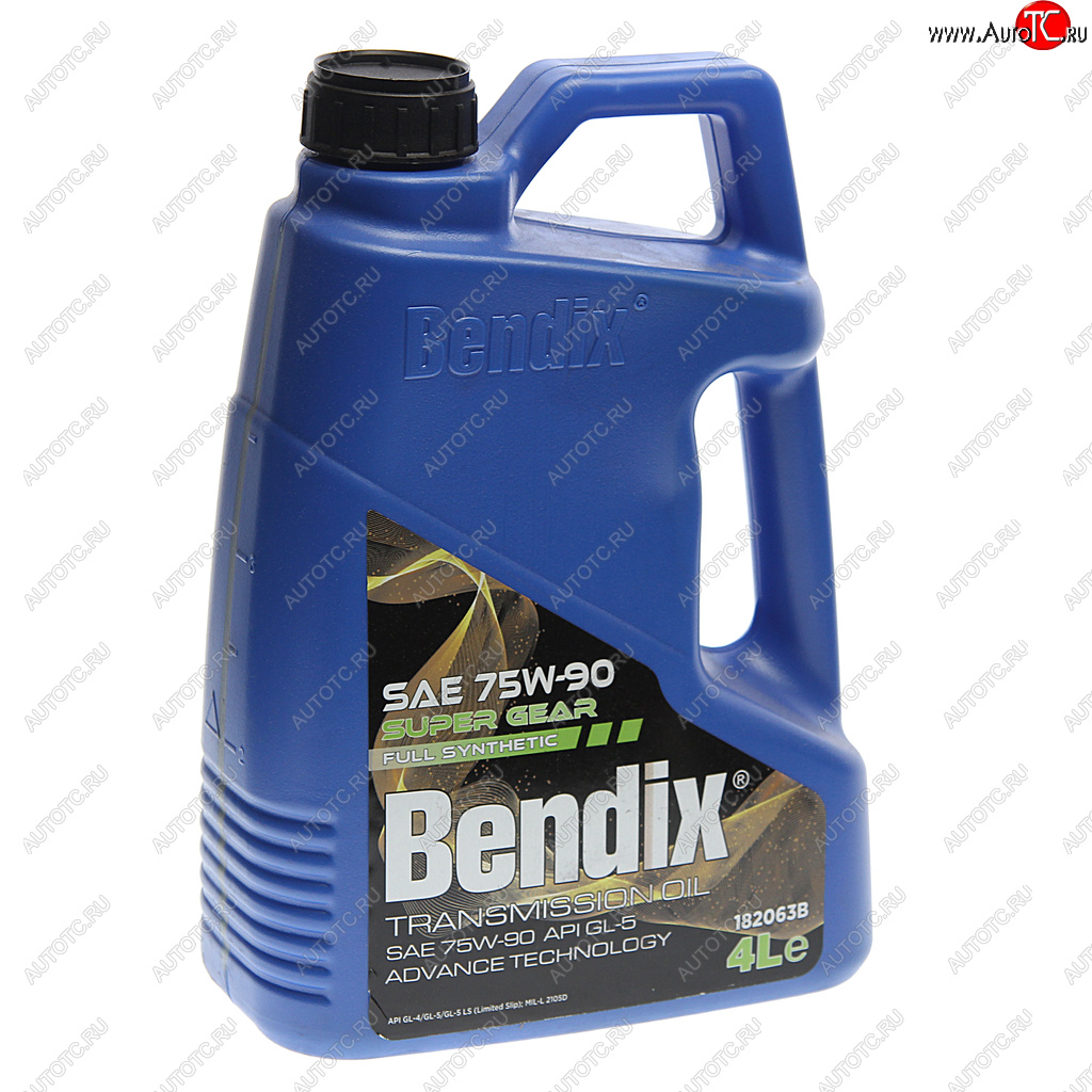 3 899 р. Масло трансмиссионное SUPER GEAR GL45 75W90 синт.4л BENDIX BENDIX 182063b  с доставкой в г. Кемерово