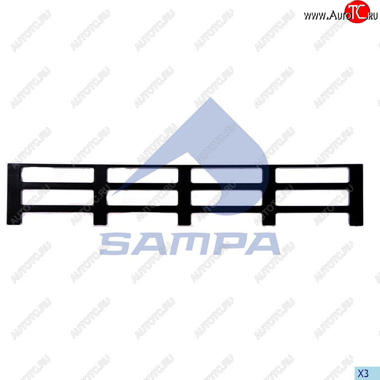 679 р. Решетка радиатора VOLVO FH,FM облицовки нижняя SAMPA SAMPA 18300009  с доставкой в г. Кемерово