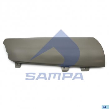 3 799 р. Панель VOLVO FH кабины угловая левая SAMPA SAMPA 18300027  с доставкой в г. Кемерово. Увеличить фотографию 1