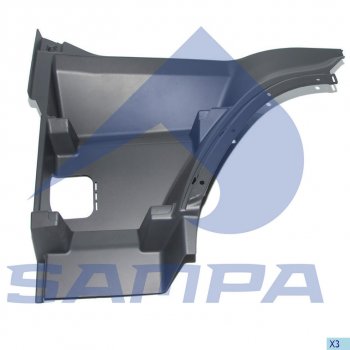3 599 р. Подножка VOLVO FH кабины верхняя левая SAMPA SAMPA 18300031  с доставкой в г. Кемерово. Увеличить фотографию 1