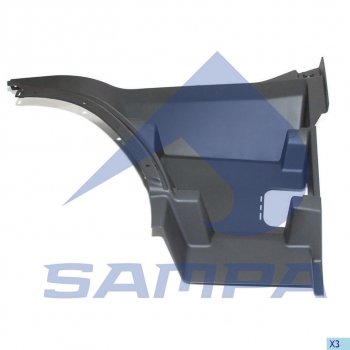 4 749 р. Подножка VOLVO FH кабины верхняя правая SAMPA SAMPA 18300032  с доставкой в г. Кемерово. Увеличить фотографию 1