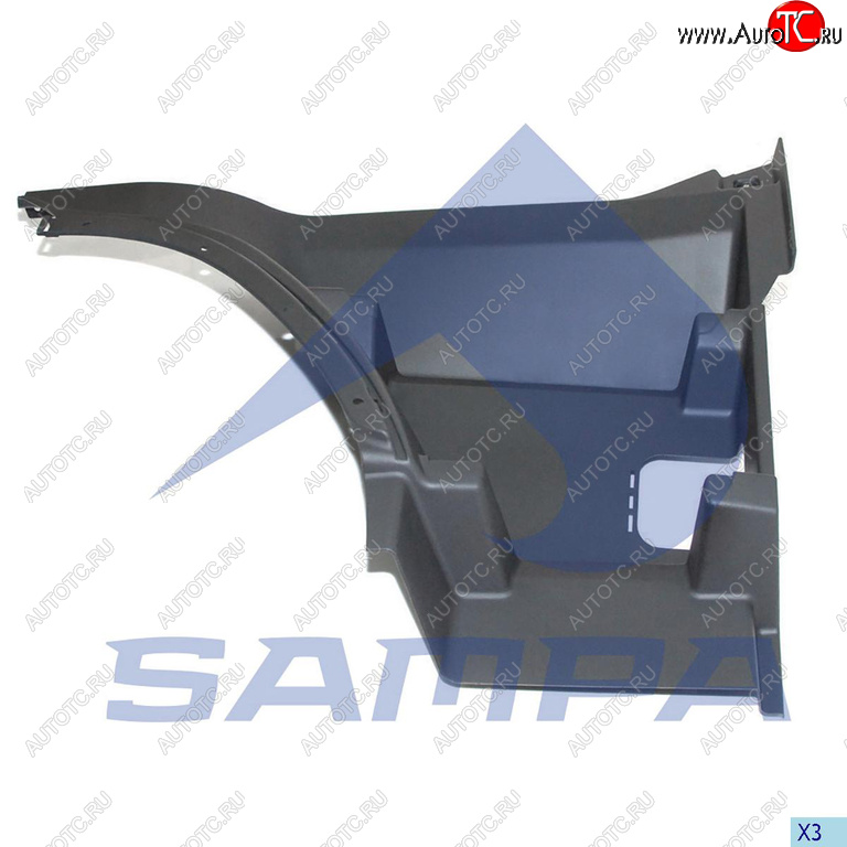 4 749 р. Подножка VOLVO FH кабины верхняя правая SAMPA SAMPA 18300032  с доставкой в г. Кемерово