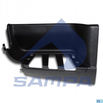 1 089 р. Панель VOLVO FH ступени отделочная левая SAMPA SAMPA 18300033  с доставкой в г. Кемерово. Увеличить фотографию 1