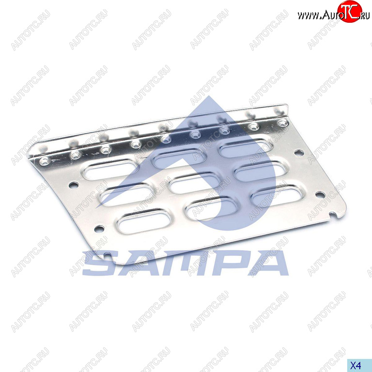 1 169 р. Подножка VOLVO FH,FM правая (металлическая ступень) SAMPA SAMPA 18300037  с доставкой в г. Кемерово