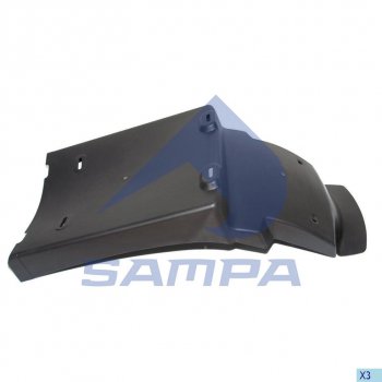 1 879 р. Брызговик VOLVO FH задний арки колеса передней SAMPA SAMPA 18300046  с доставкой в г. Кемерово. Увеличить фотографию 1
