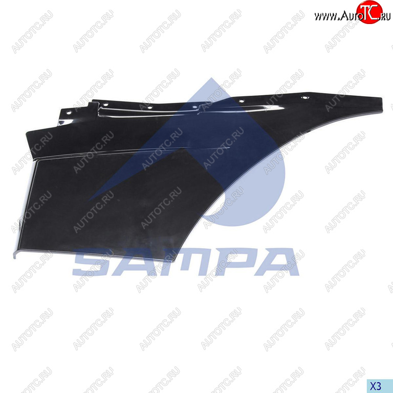 3 199 р. Накладка VOLVO FH 1V двери нижняя левая SAMPA SAMPA 18300090  с доставкой в г. Кемерово