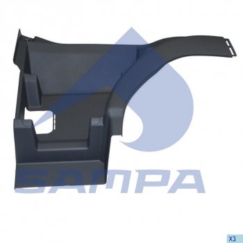 4 649 р. Панель VOLVO FH подножки ступени левой SAMPA SAMPA 18300092  с доставкой в г. Кемерово. Увеличить фотографию 1