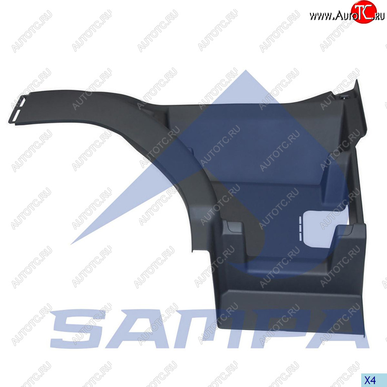 4 899 р. Панель VOLVO FH подножки ступени правой SAMPA SAMPA 18300093  с доставкой в г. Кемерово