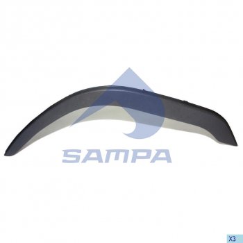 599 р. Накладка VOLVO FH крыла переднего левого SAMPA SAMPA 18300289  с доставкой в г. Кемерово. Увеличить фотографию 1