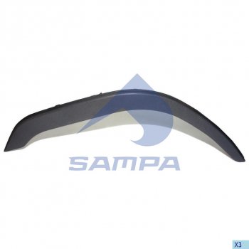 499 р. Накладка VOLVO FH крыла переднего правого SAMPA SAMPA 18300290  с доставкой в г. Кемерово. Увеличить фотографию 1