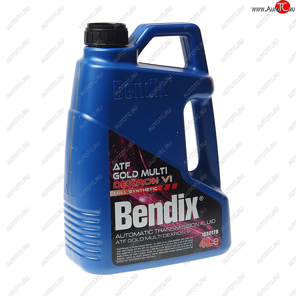 3 679 р. Масло трансмиссионное ATF для АКПП GOLD MULTI DEXRON VI синт.4л BENDIX BENDIX 183017b  с доставкой в г. Кемерово
