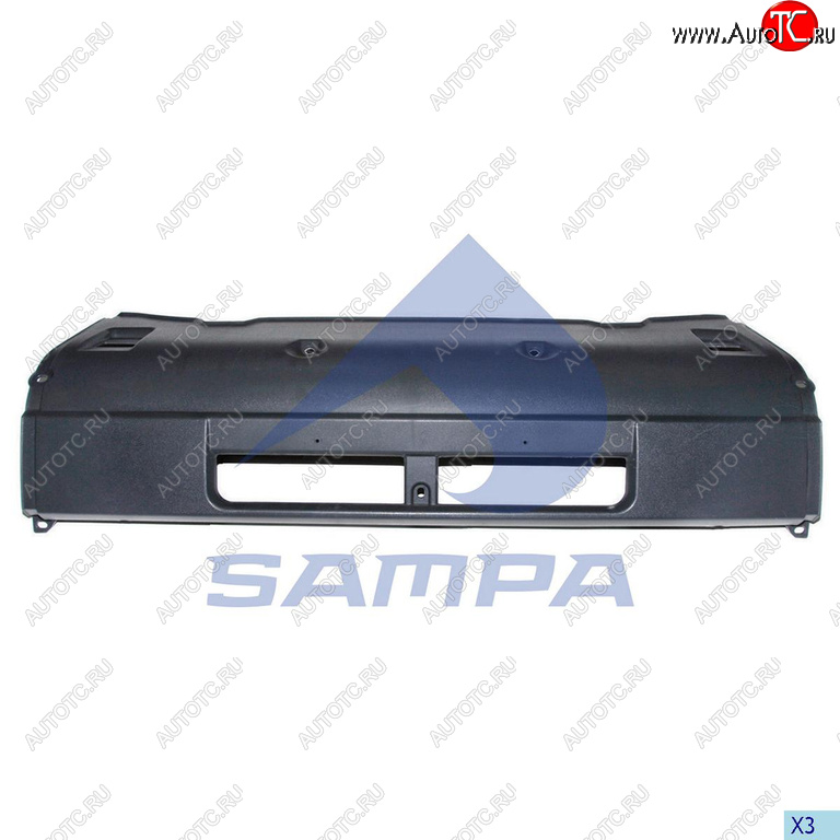 3 099 р. Бампер SCANIA 114,124,144,R series центральная часть SAMPA SAMPA 18400010  с доставкой в г. Кемерово