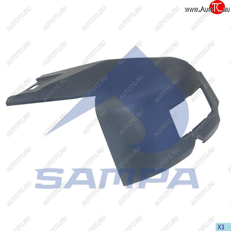 3 299 р. Бампер SCANIA 114,124,144,R series левая часть SAMPA SAMPA 18400011  с доставкой в г. Кемерово