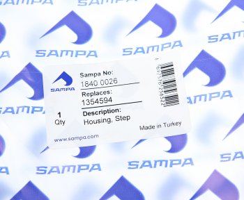 339 р. Накладка SCANIA подножки правая SAMPA SAMPA 18400026  с доставкой в г. Кемерово. Увеличить фотографию 3