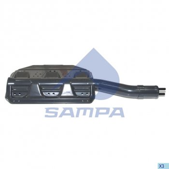 7 549 р. Кронштейн SCANIA крыла заднего левый SAMPA SAMPA 18400061  с доставкой в г. Кемерово. Увеличить фотографию 1